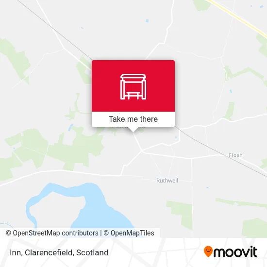 Inn, Clarencefield map