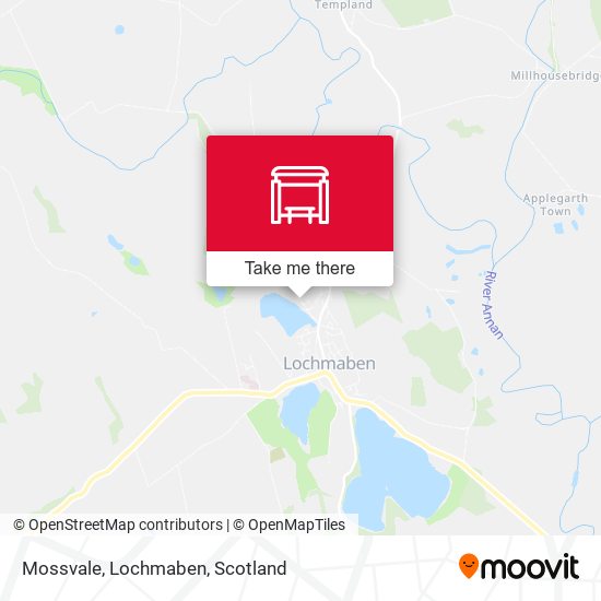 Mossvale, Lochmaben map
