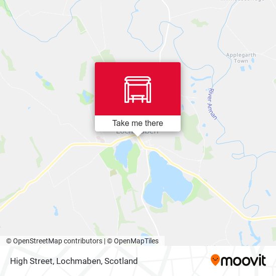 High Street, Lochmaben map