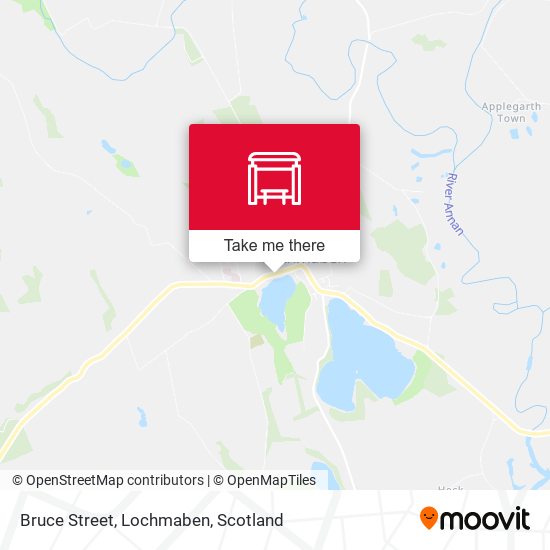 Bruce Street, Lochmaben map