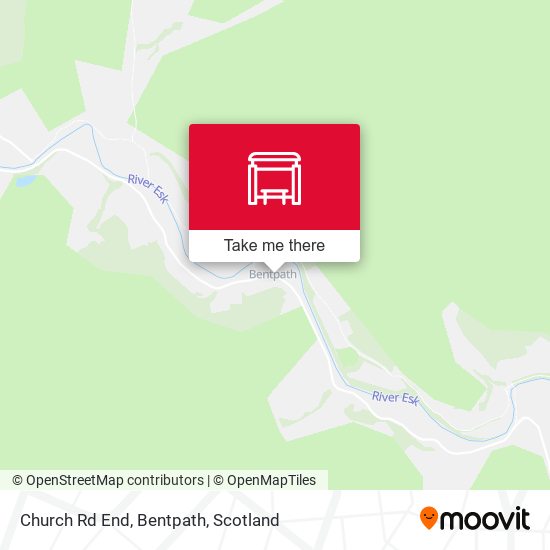 Church Rd End, Bentpath map