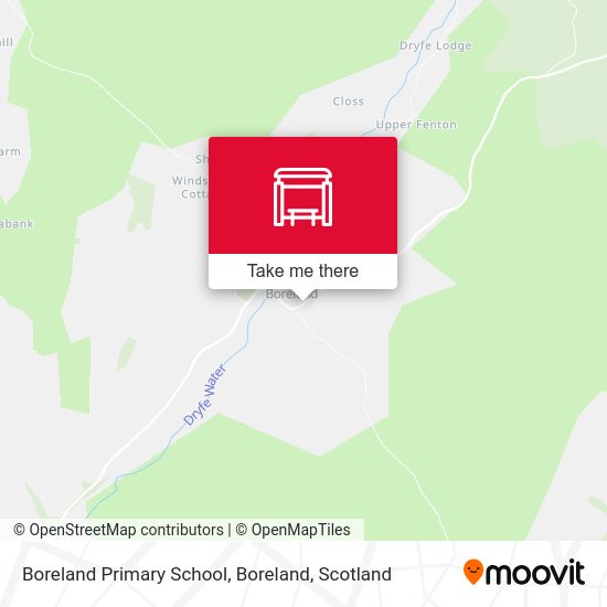Boreland Primary School, Boreland map