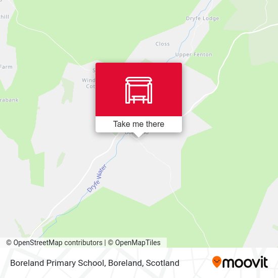 Boreland Primary School, Boreland map