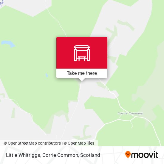 Little Whitriggs, Corrie Common map