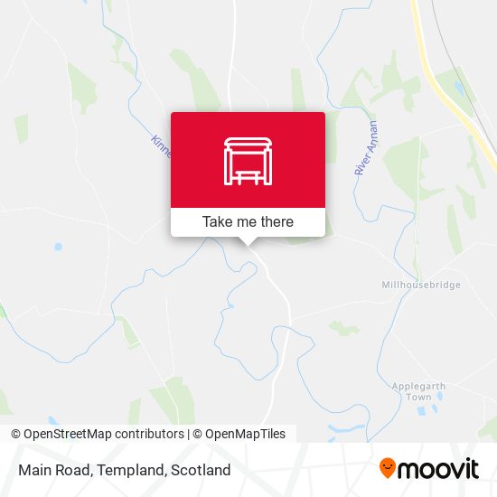 Main Road, Templand map