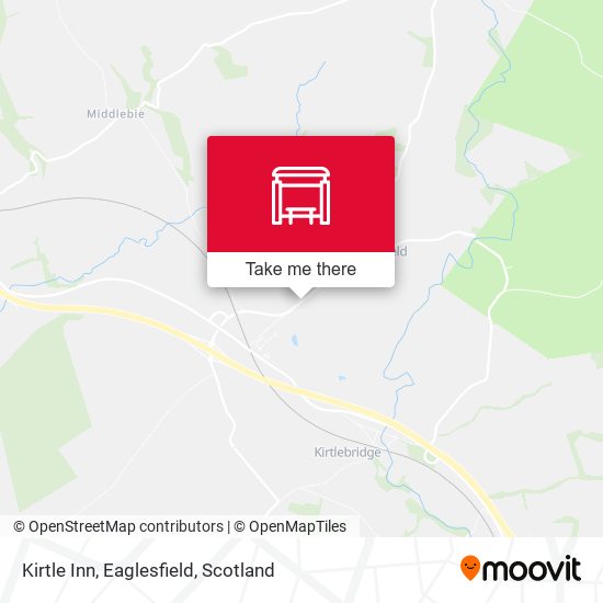 Kirtle Inn, Eaglesfield map