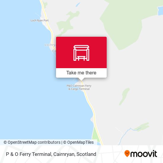 P & O Ferry Terminal, Cairnryan map