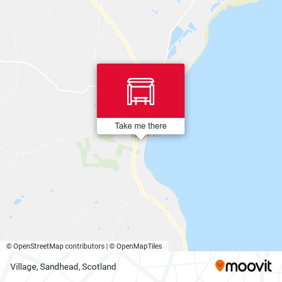 Village, Sandhead map