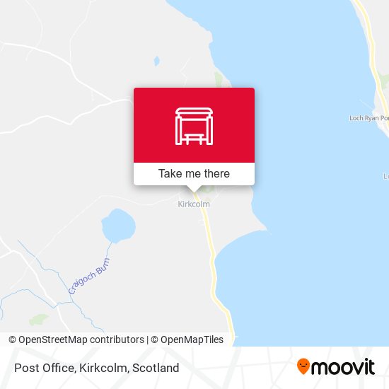 Post Office, Kirkcolm map