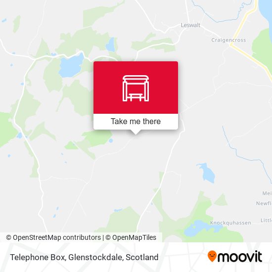 Telephone Box, Glenstockdale map