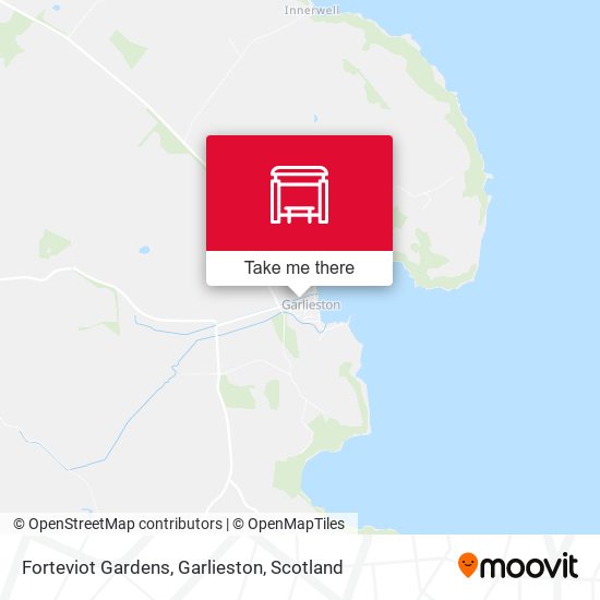 Forteviot Gardens, Garlieston map