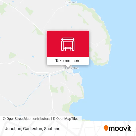 Junction, Garlieston map
