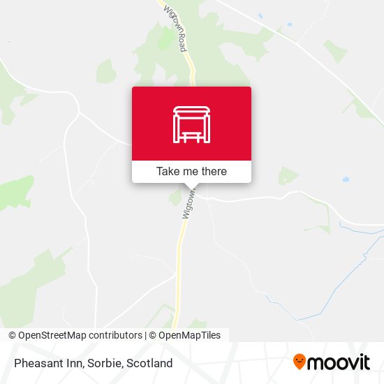 Pheasant Inn, Sorbie map