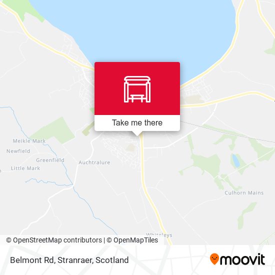 Belmont Rd, Stranraer map