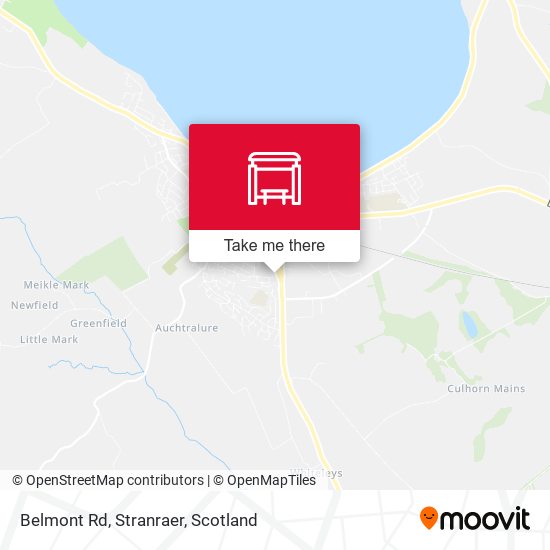 Belmont Rd, Stranraer map