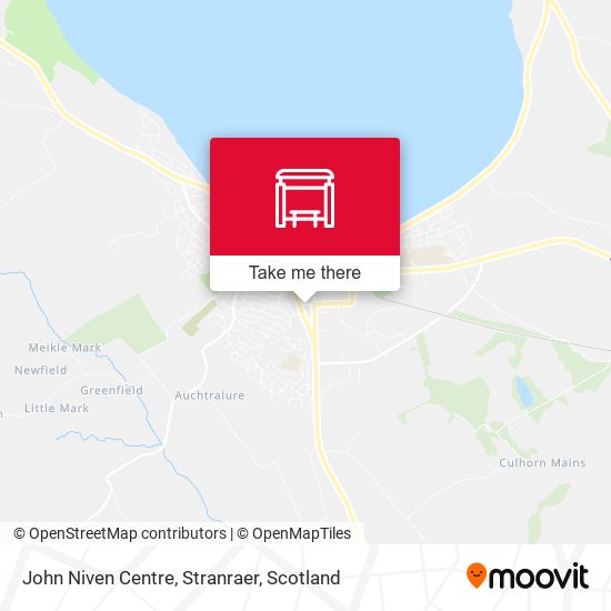 John Niven Centre, Stranraer map