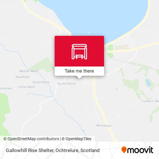Gallowhill Rise Shelter, Ochtrelure map