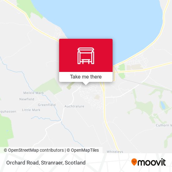 Orchard Road, Stranraer map
