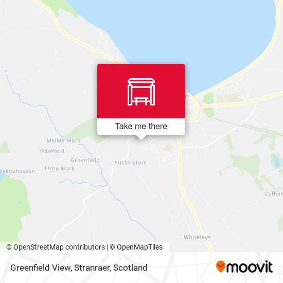 Greenfield View, Stranraer map