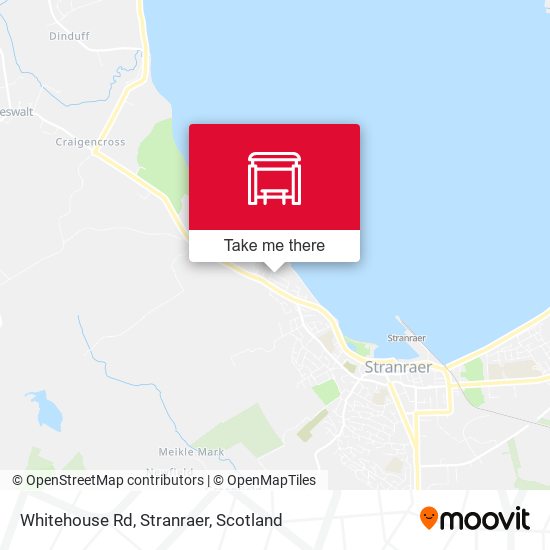 Whitehouse Rd, Stranraer map
