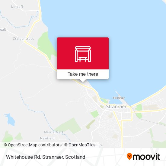 Whitehouse Rd, Stranraer map