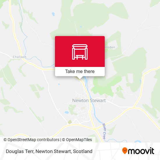 Douglas Terr, Newton Stewart map