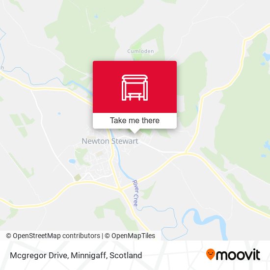 Mcgregor Drive, Minnigaff map