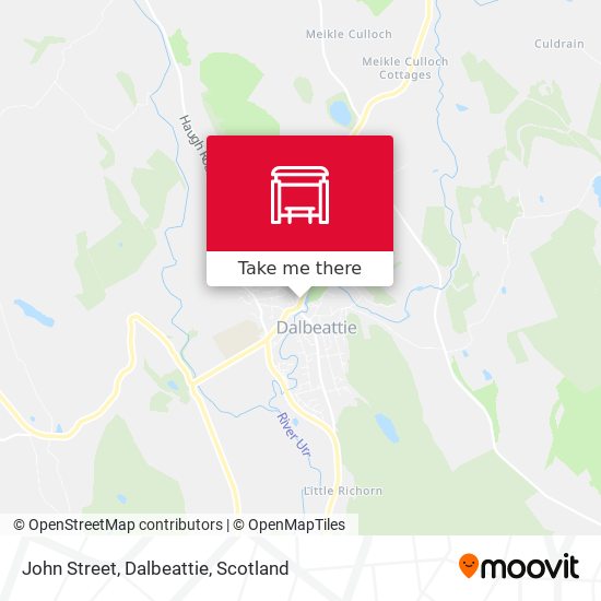 John Street, Dalbeattie map
