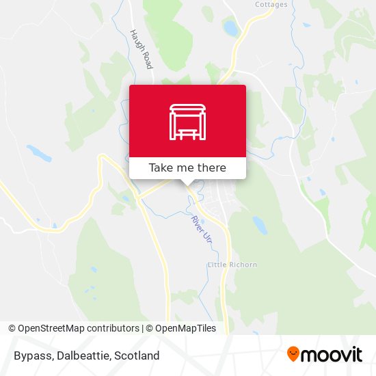 Bypass, Dalbeattie map