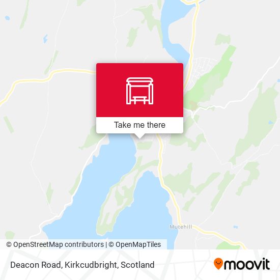 Deacon Road, Kirkcudbright map