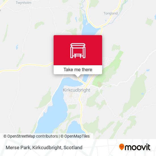 Merse Park, Kirkcudbright map