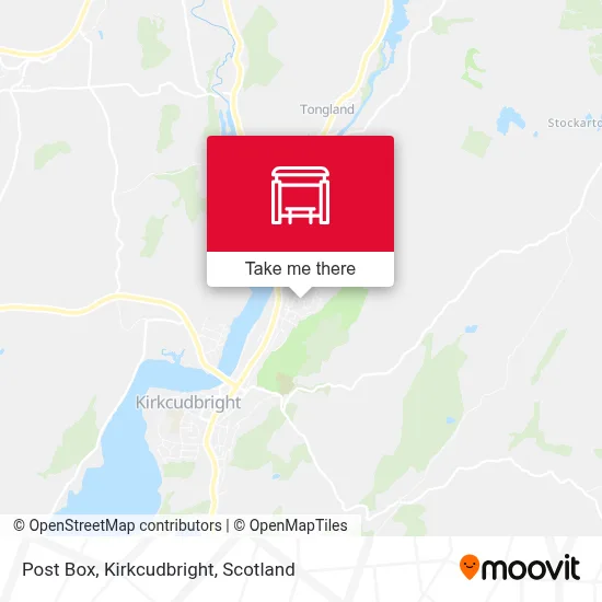 Post Box, Kirkcudbright map