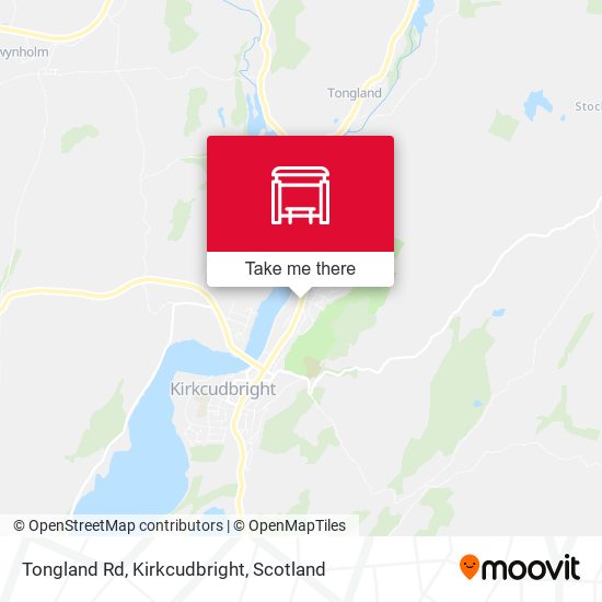 Tongland Rd, Kirkcudbright map