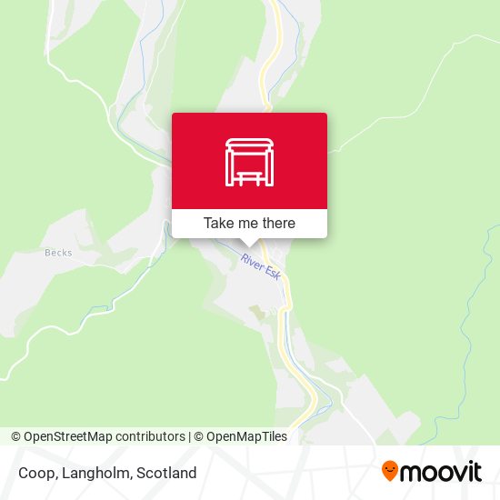 Coop, Langholm map