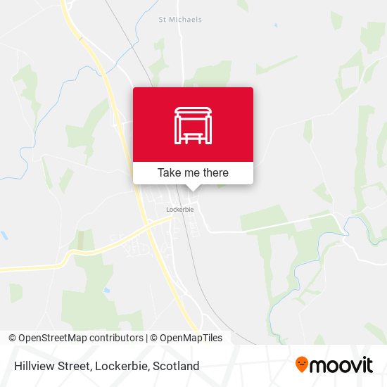 Hillview Street, Lockerbie map