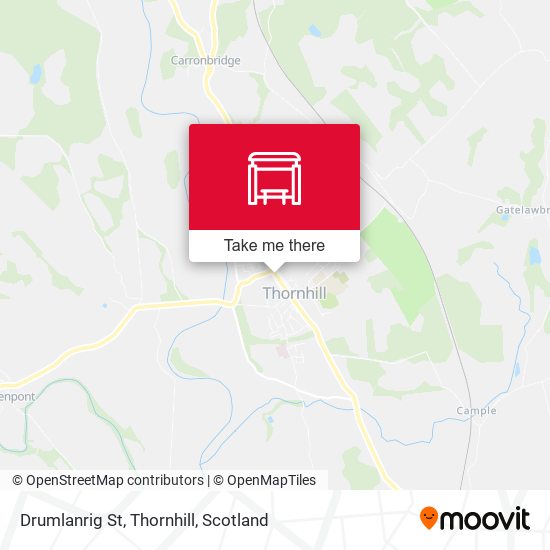 Drumlanrig St, Thornhill map
