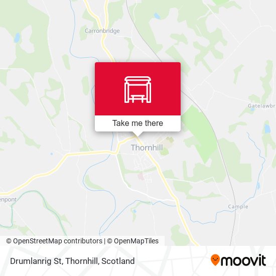 Drumlanrig St, Thornhill map