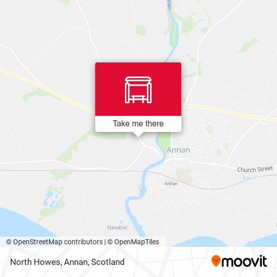North Howes, Annan map