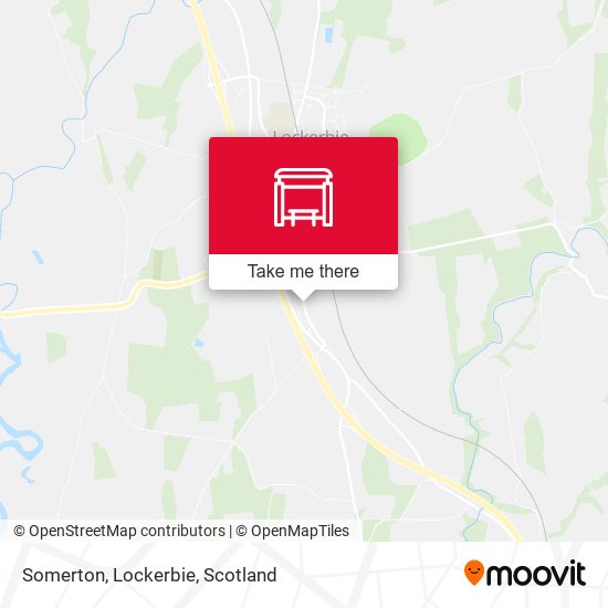 Somerton, Lockerbie map