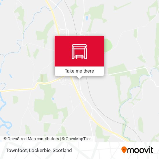 Townfoot, Lockerbie map