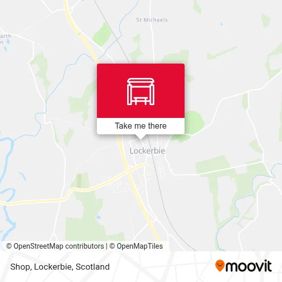 Shop, Lockerbie map