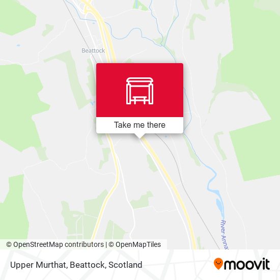 Upper Murthat, Beattock map