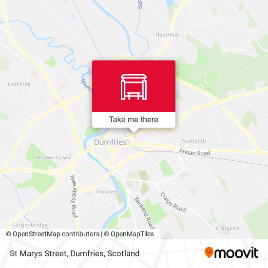 St Marys Street, Dumfries map