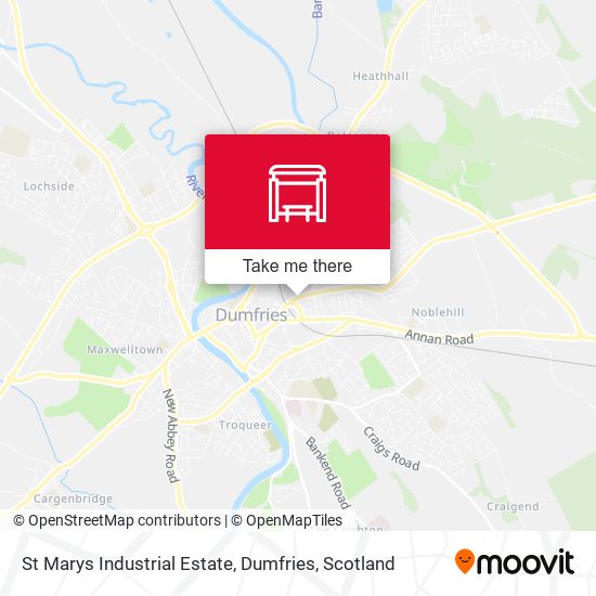 St Marys Industrial Estate, Dumfries map