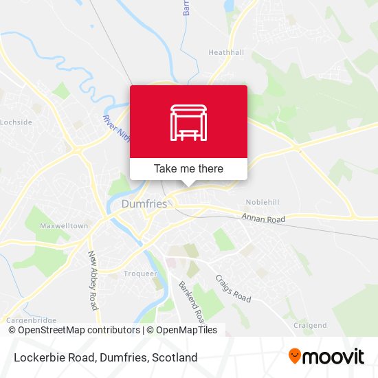 Lockerbie Road, Dumfries map