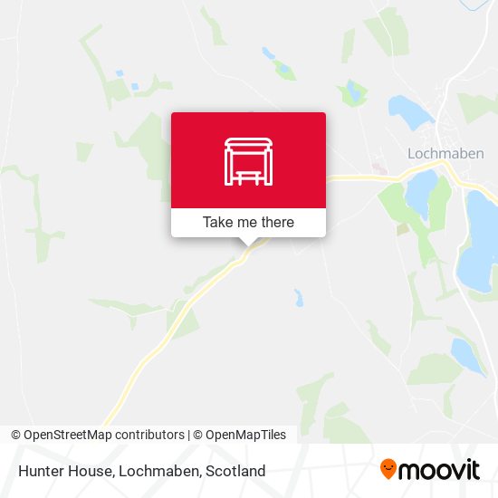 Hunter House, Lochmaben map