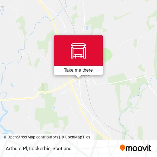 Arthurs Pl, Lockerbie map