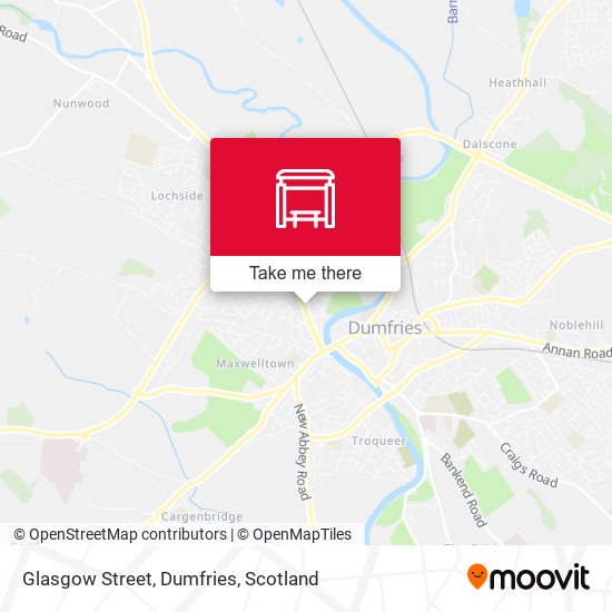 Glasgow Street, Dumfries map