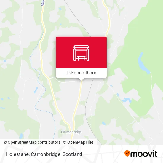 Holestane, Carronbridge map