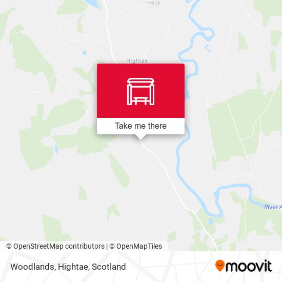Woodlands, Hightae map